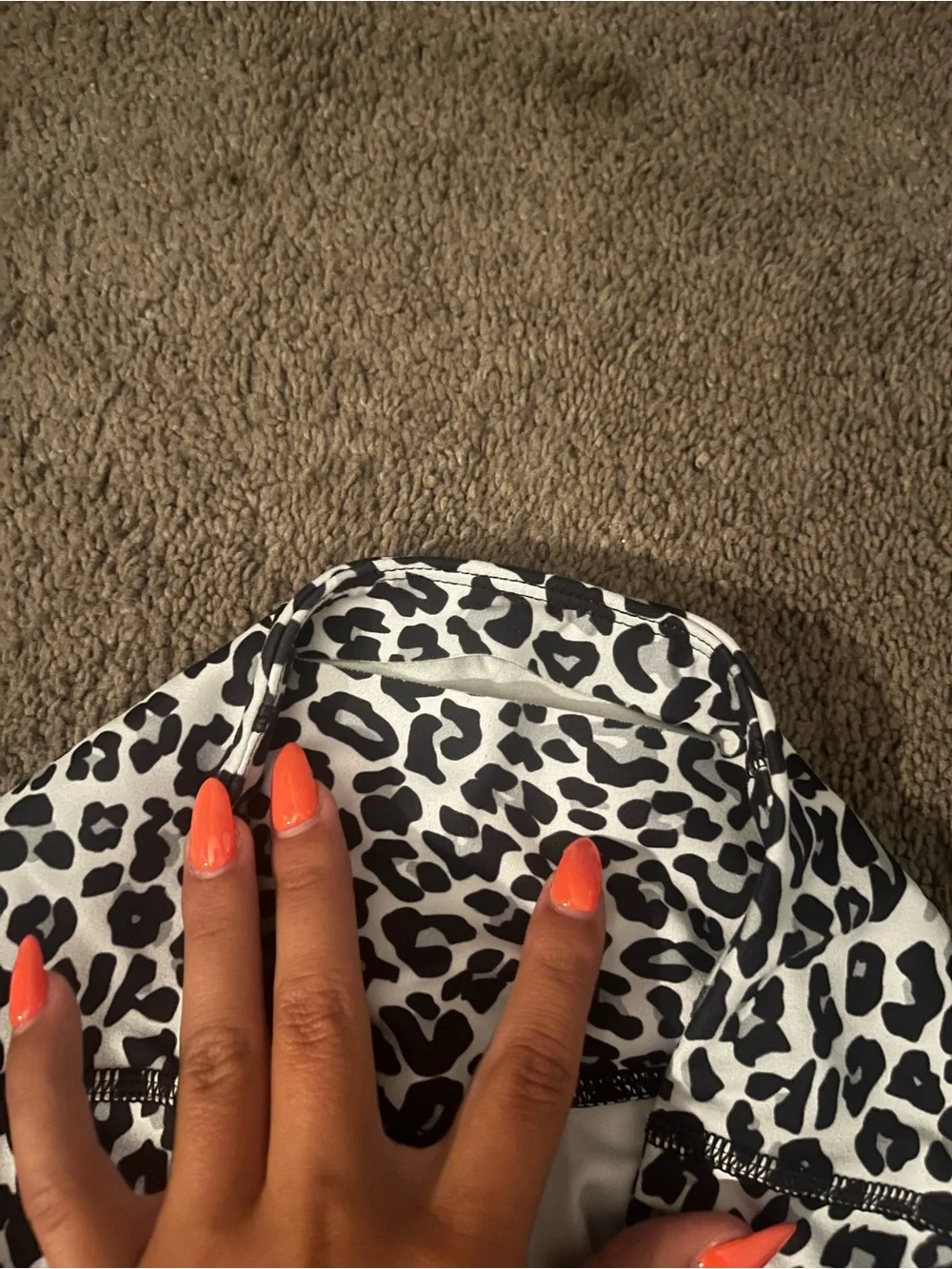 CRZ Yoga Leopard Biker Shorts
